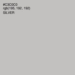 #C3C0C0 - Silver Color Image