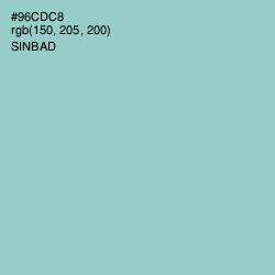 #96CDC8 - Sinbad Color Image
