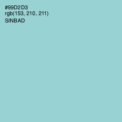 #99D2D3 - Sinbad Color Image