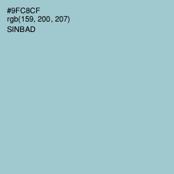 #9FC8CF - Sinbad Color Image