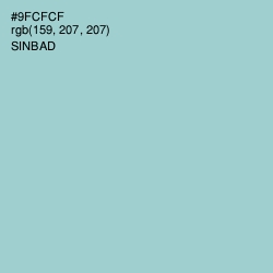 #9FCFCF - Sinbad Color Image