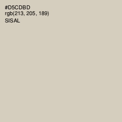 #D5CDBD - Sisal Color Image