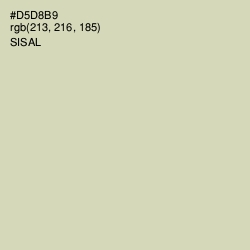#D5D8B9 - Sisal Color Image