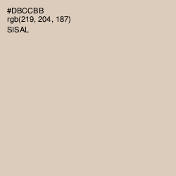 #DBCCBB - Sisal Color Image