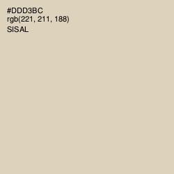 #DDD3BC - Sisal Color Image