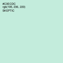 #C3ECDC - Skeptic Color Image