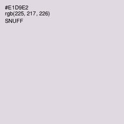 #E1D9E2 - Snuff Color Image