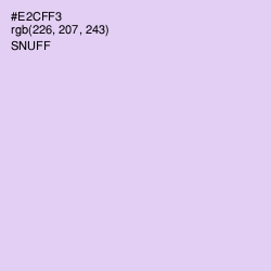 #E2CFF3 - Snuff Color Image