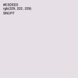 #E5DEE5 - Snuff Color Image