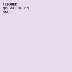 #E9DBED - Snuff Color Image