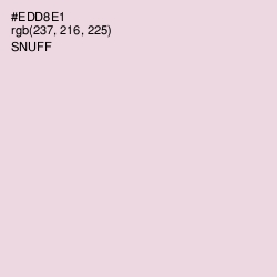 #EDD8E1 - Snuff Color Image