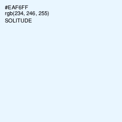 #EAF6FF - Solitude Color Image