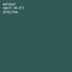 #2F5A57 - Spectra Color Image