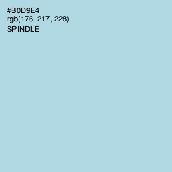 #B0D9E4 - Spindle Color Image