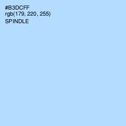 #B3DCFF - Spindle Color Image