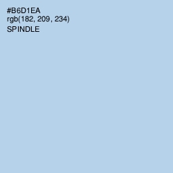 #B6D1EA - Spindle Color Image