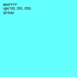 #64FFFF - Spray Color Image