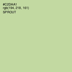 #C2DAA1 - Sprout Color Image