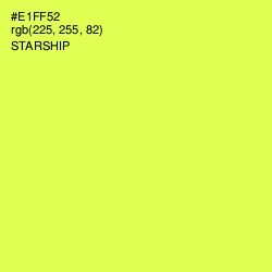 #E1FF52 - Starship Color Image