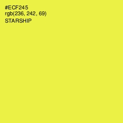 #ECF245 - Starship Color Image