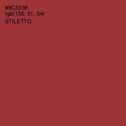 #9C3336 - Stiletto Color Image