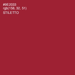 #9E2033 - Stiletto Color Image