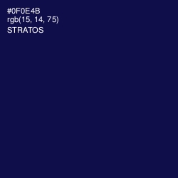 #0F0E4B - Stratos Color Image
