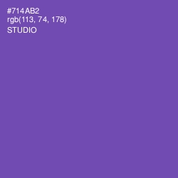 #714AB2 - Studio Color Image