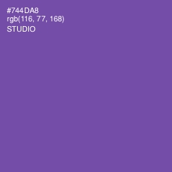 #744DA8 - Studio Color Image