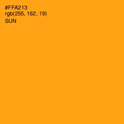 #FFA213 - Sun Color Image