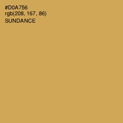 #D0A756 - Sundance Color Image