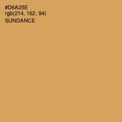 #D6A25E - Sundance Color Image