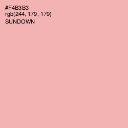 #F4B3B3 - Sundown Color Image