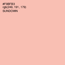 #F9BFB3 - Sundown Color Image