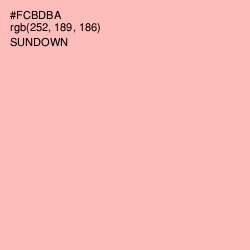 #FCBDBA - Sundown Color Image