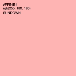 #FFB4B4 - Sundown Color Image
