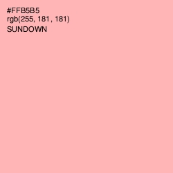 #FFB5B5 - Sundown Color Image