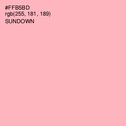#FFB5BD - Sundown Color Image