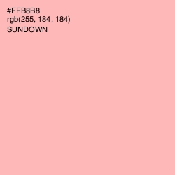 #FFB8B8 - Sundown Color Image