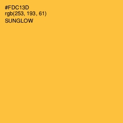#FDC13D - Sunglow Color Image