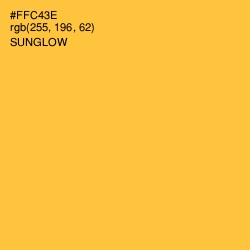#FFC43E - Sunglow Color Image