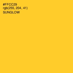 #FFCC29 - Sunglow Color Image
