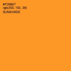 #FD9827 - Sunshade Color Image