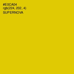 #E0CA04 - Supernova Color Image