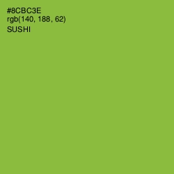 #8CBC3E - Sushi Color Image