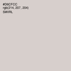 #D6CFCC - Swirl Color Image