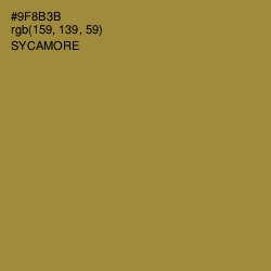 #9F8B3B - Sycamore Color Image