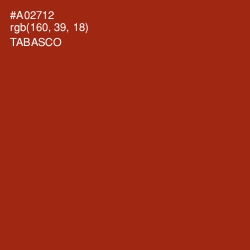 #A02712 - Tabasco Color Image