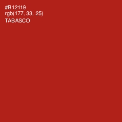 #B12119 - Tabasco Color Image