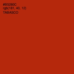 #B5280C - Tabasco Color Image
